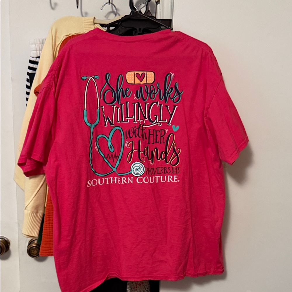 Pink Graphic Tee - Short Sleeve